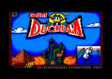 Count Duckula (UK) (1989) screen shot title